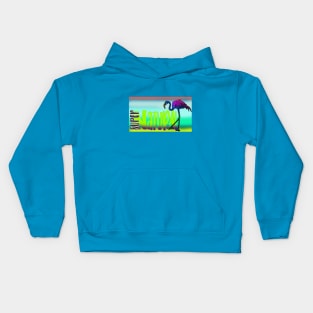 SUPER NATURAL FLAMINGO Kids Hoodie